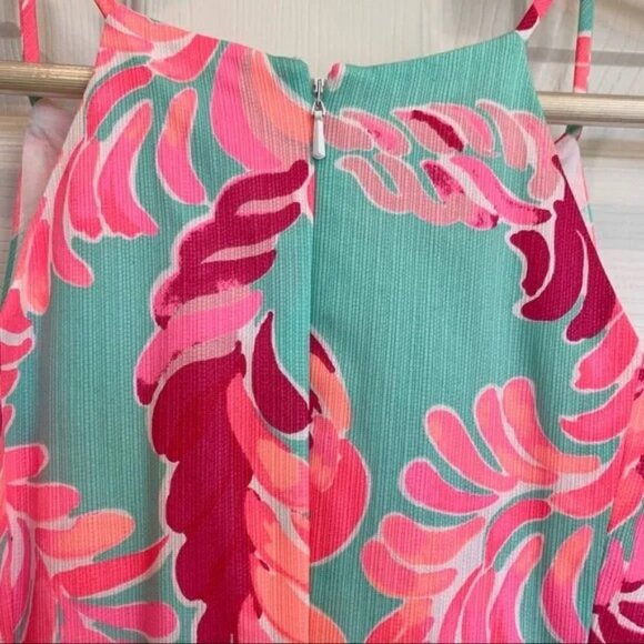 [🌟 PRICE FIRM] Lilly Pulitzer Poolside Blue Love Birds Pearl Shift Dress - Picture 6 of 12